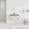 30'' Floating Wall-Mounted Bathroom Vanity With Ceramics Sink & Soft-Close Cabinet Door, KD-Package