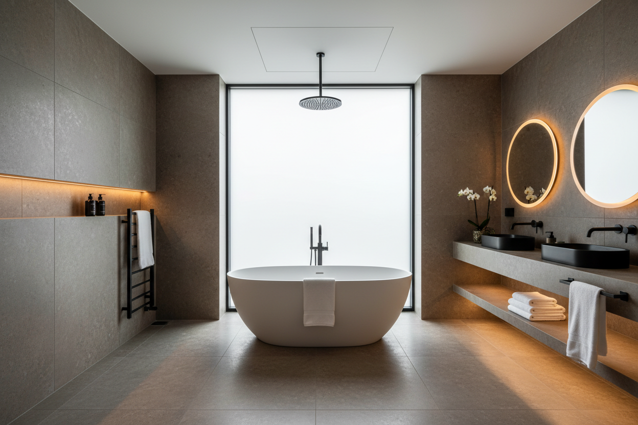 Luxury Spa Bathroom Interior